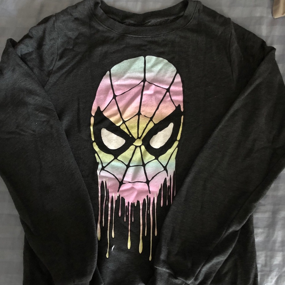 Juniors medium Spider-Man crew neck